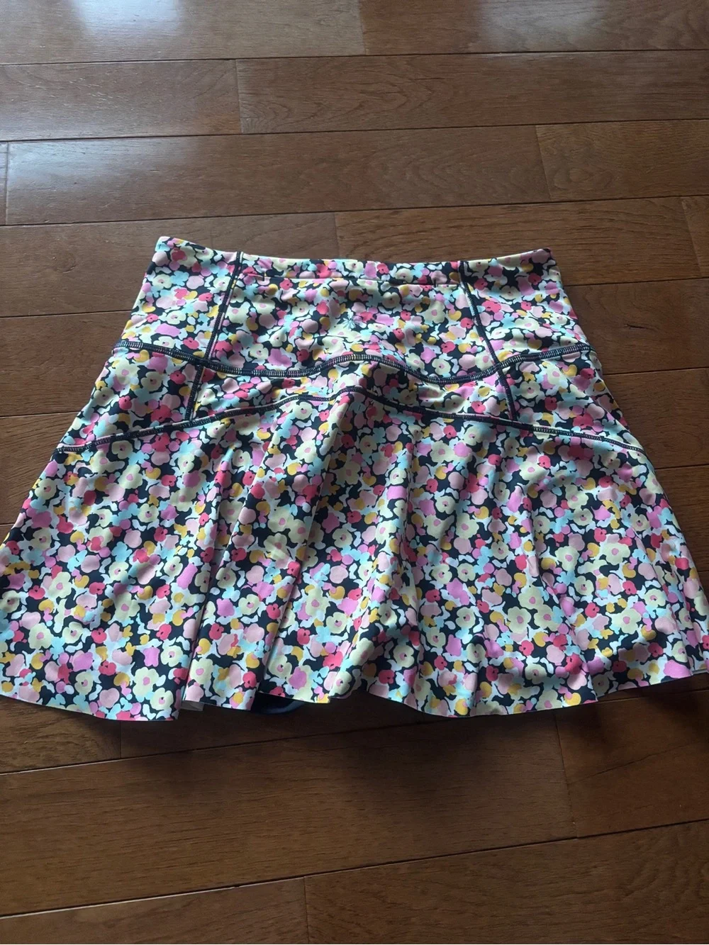 Athleta Pink Multi Floral Ace Skort
